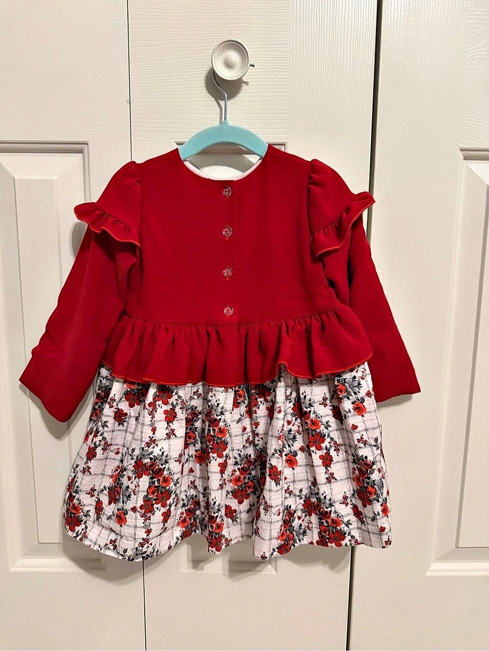 Bayón Floral Ruffle Dress